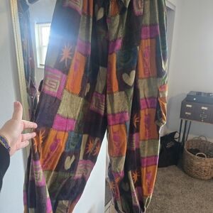 Lucy & Yak Multicolor Patchwork Joggers